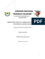 Presentación Del Trabajo de Diseño Estructural