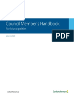 Council Member's Handbook: For Municipalities