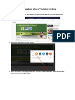 Membagikan Video Youtube Ke Blog