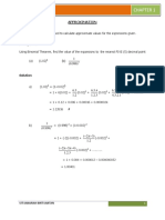 Approximation Notes