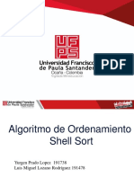 Algoritmo Shell Sort