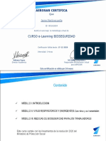 Certificate For Jaime Martínez Peña For - CURSO E-Learning BIOSEGURIDAD - PDF