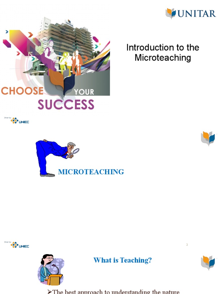 Introduction To Microteaching | PDF | Teachers | Reinforcement