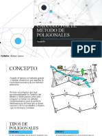 Cálculo Por El Método de Poligonales: Topografía