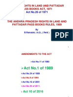 The A.P.Rights in Land and Pattadar Pass Books Act, 1971