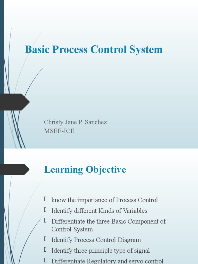Basic Process Control System (Revised) PDF Control Theory Process