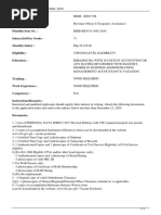 Place of Assignment: Position Title: Plantilla Item No.: Salary/Job/Pay Grade: Monthly Salary: Eligibility: Education