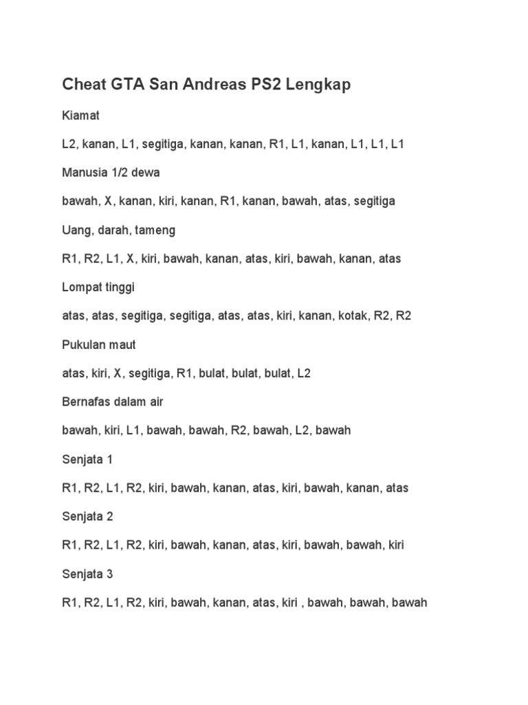 Kode PS2 | PDF
