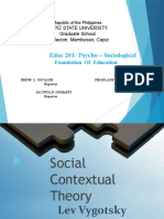 Educ 201-Psycho - Sociological: Foundation of Education
