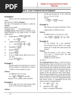 Simple Compound Interest Study Material