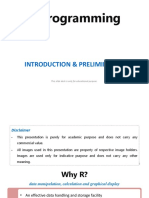 R Program - Preliminaries