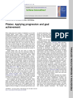 Pilates: Applying Progression and Goal Achievement: Prevention & Rehabilitation: Editorial