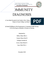Community Diagnosis: Saint Francis of Asissi College 045, Admiral Village, Talon III, Las Pinas City
