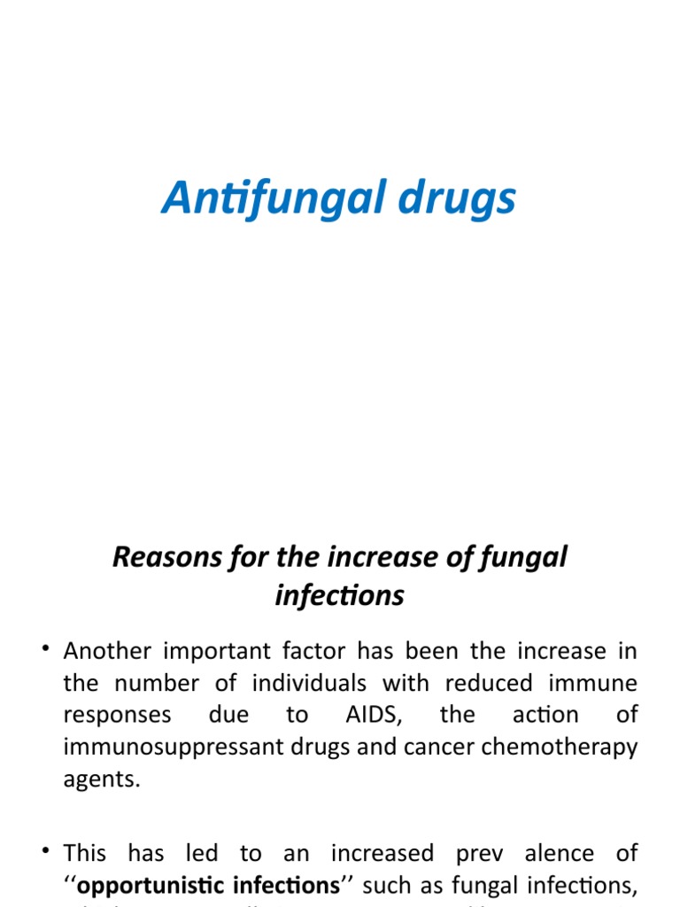 Antifungal Drugs PDF Candidiasis Pharmacology