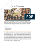 Psychology OpenStax Chapter 1 Introduction To Psychology