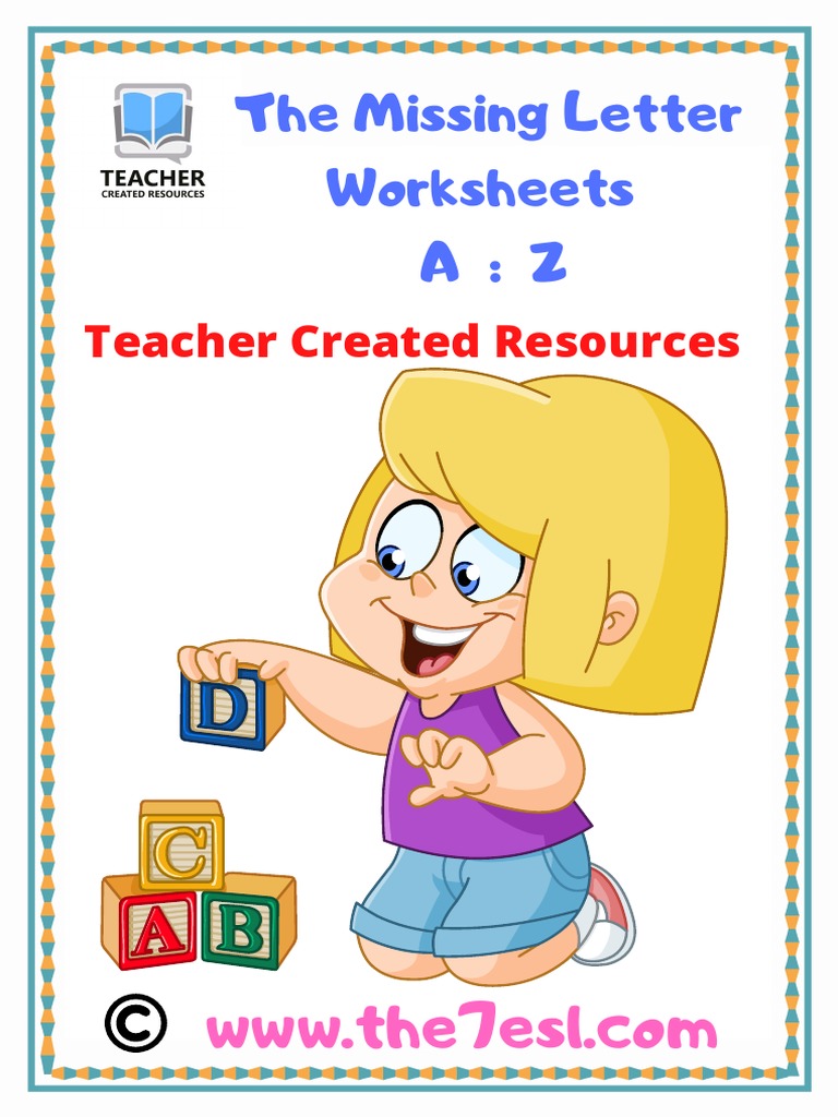 A to Z Missing Letters Worksheets | PDF