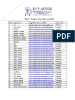 2020 Batch - First Year Online Classroom Links