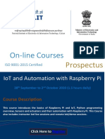 On-Line Courses: Iot and Automation With Raspberry Pi