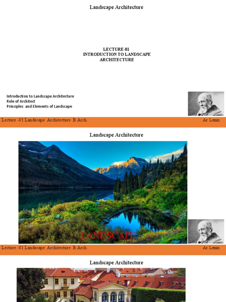 Introduction to Landscape Architecture | PDF | Landscape | Landscape ...
