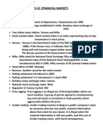 Financial Market Chapter Summary