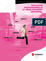 Catalogue GERESO 2018 Developpement Personnel