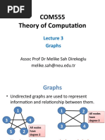 COM555 Theory of Computation: Graphs