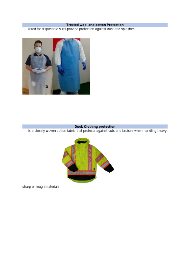 Protective Fabrics for Workplace Safety | PDF | Computers