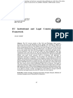 EU Institutional and Legal Counter-Terrorism Framework