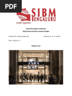 Zara Store Layout and Visual Merchandising | PDF