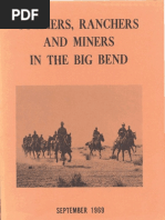 Soldiers Ranchers Miners in Big Bend