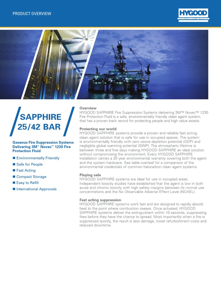 HYGOOD SAPPHIRE Product Overview 42 Bar | PDF | Gases | Nature
