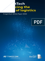Advancing The Future of Logistics: Freighttech White Paper 2020