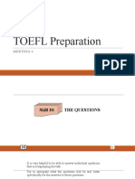 TOEFL Preparation: Skill 10-12