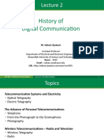 History of Digital Communication: M. Adnan Quaium