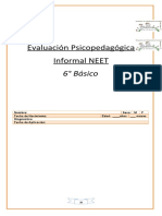 Evaluación Informal 6°