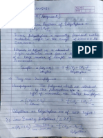Assignment (Oragnic Chemistry) (19001005051)