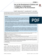 A Systematic Review On The Development of Asthma and Allergic Diseases in Relation To International Immigration: The Leading Role of The Environment Confirmed