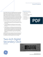 Two-Inch Digital Secondary Clock: Sound Products Security