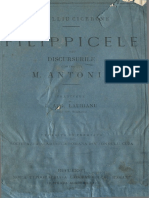 Cicero-Filipicele Sau Discursurile Contra Lui M Antoniu-1877