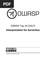 OWASP Top 10 Serverless Interpretation en