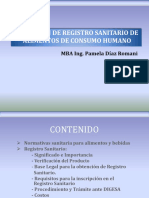 Registro Sanitario Presentación 2018 PDF