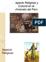 SES. 31 HISTORIA DEL PERU Aspecto Religioso y  Cultural en el  Virreinato del Perú (2)
