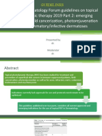 European Dermatology Forum Guidelines On Topical