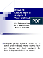 CIVWARE Lecture Topic 5 (Analysis of Water Distribution System).pdf