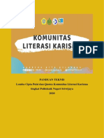 Panduan Teknis Lomba Puisi Dan Quotes Komunitas Literasi Karisma