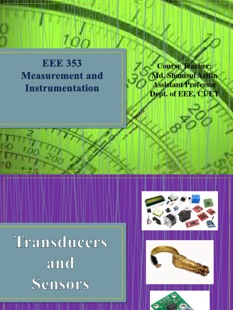 Understanding Transducers and Sensors | PDF | Capacitor | Electrical ...