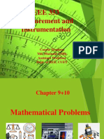 EEE 353 Measurement Instrumentation Course Chapter 9+10 Problems