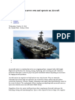 Why Will Pakistan Never Own and Operate An Aircraft Carrier