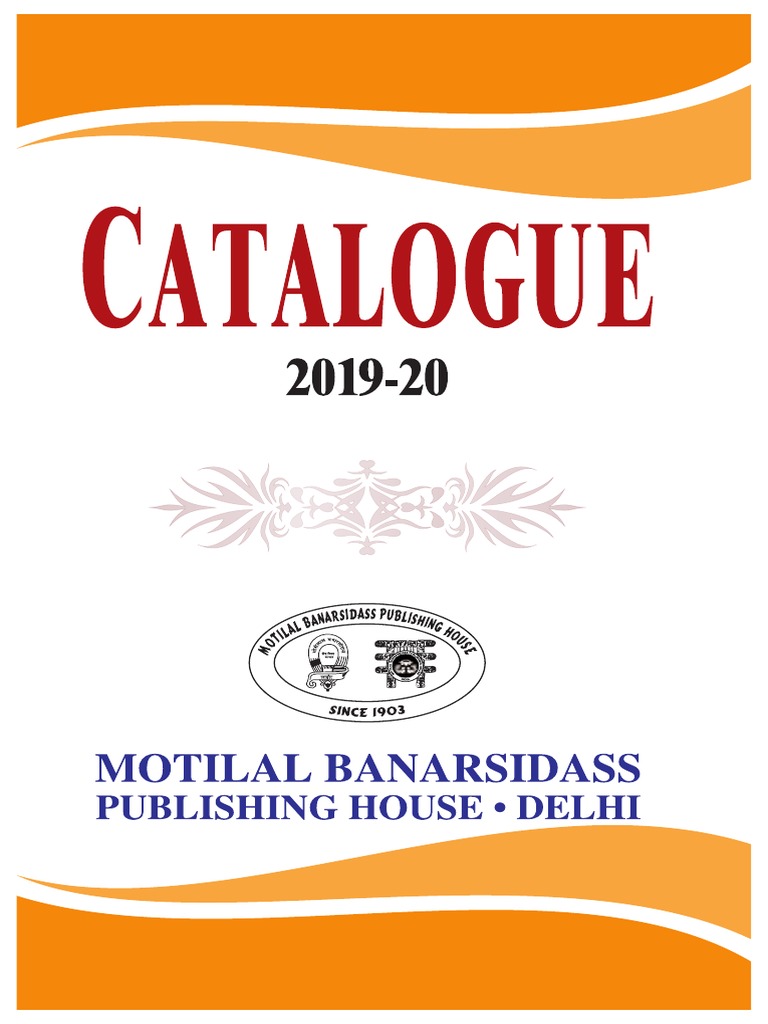 Mlbd Publishing House Catalogue 19 2 Puranas Vedanta