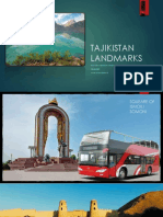 Tajikistan Landmarks: Done by Komron Sharipov 180406089 Civil Engineering